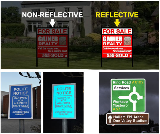 Reflective-signs